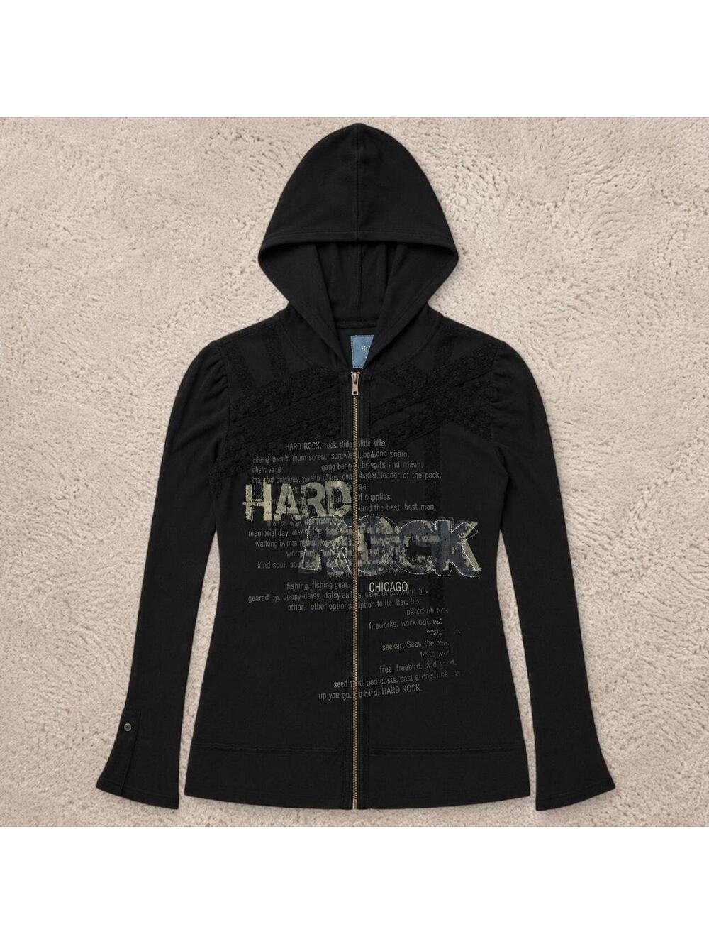 Hard Rock Cafe Women's Black Hoody